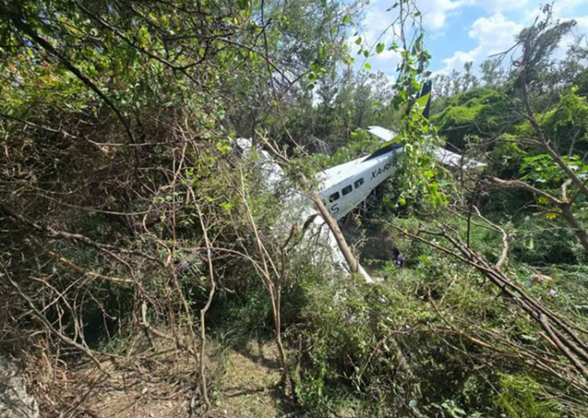Milagro en Nuevo León: cae avioneta y todos sobreviven
