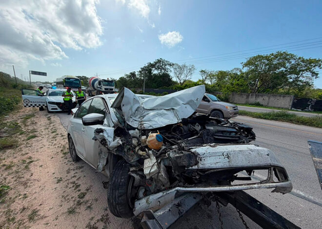 Brutal choque en la 307: dos Jetta quedan hechos chatarra con dos heridos graves