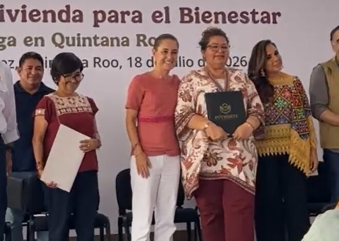 La apuesta de Sheinbaum: miles de viviendas para quienes ganan menos en Quintana Roo