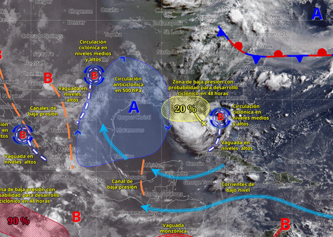 Quintana Roo, entre calor, lluvias y fuertes rachas de viento este sábado