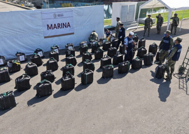 Golpe al narco: Marina asegura 1.5 toneladas de cocaína en Chiapas