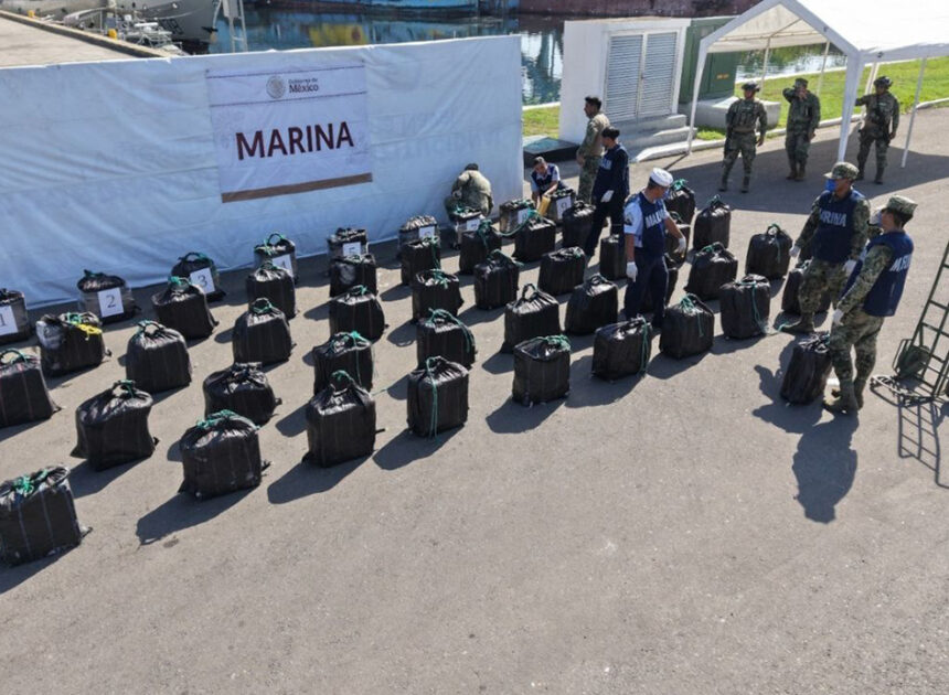 Golpe al narco: Marina asegura 1.5 toneladas de cocaína en Chiapas
