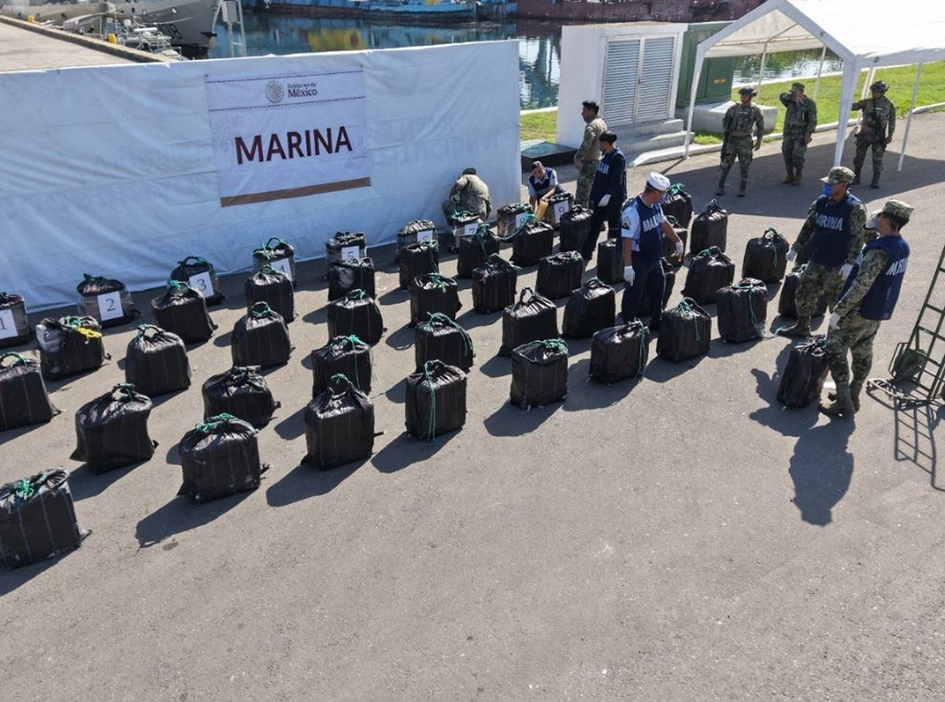 Golpe al narco: Marina asegura 1.5 toneladas de cocaína en Chiapas
