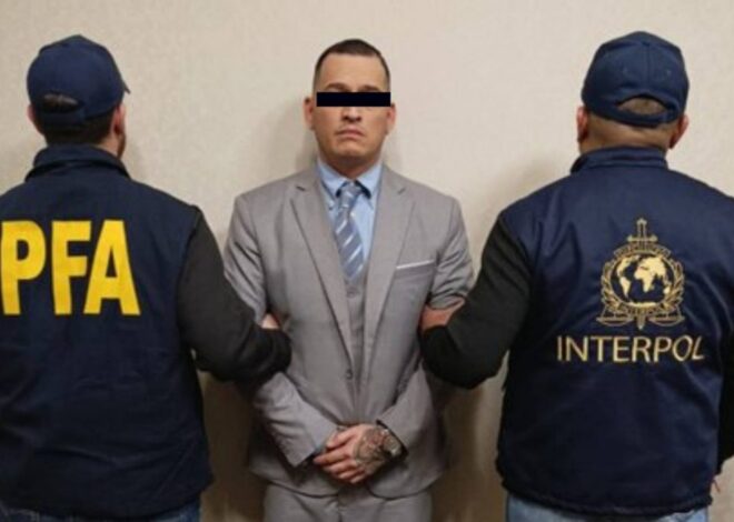 Cae en Argentina mexicano buscado por narcotráfico en EU