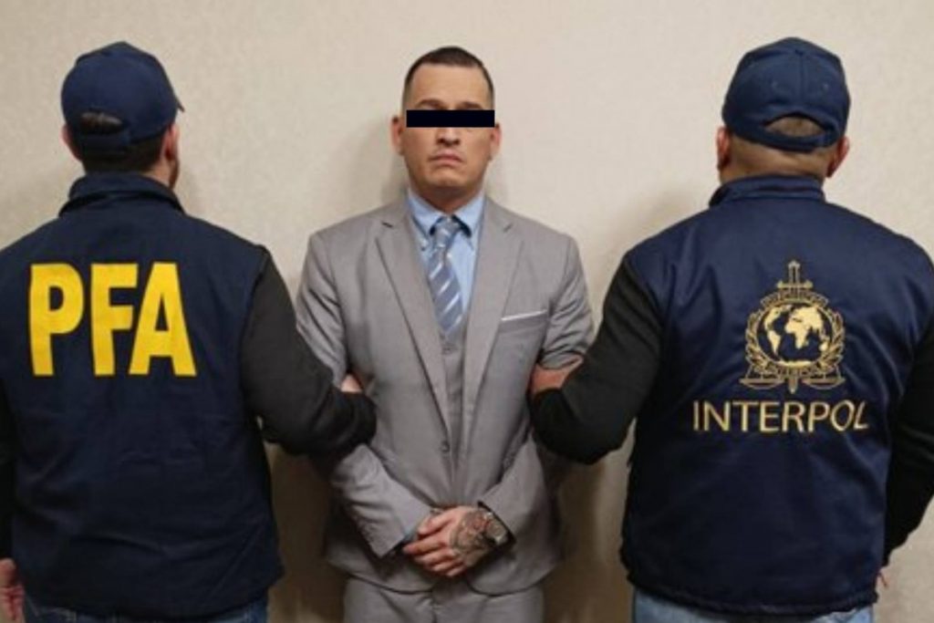 Cae en Argentina mexicano buscado por narcotráfico en EU