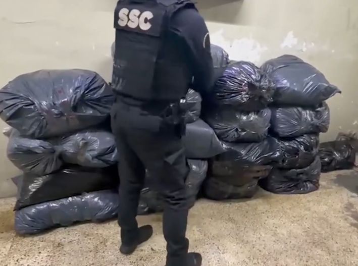 Aseguran una tonelada de mariguana en dos operativos en la CDMX