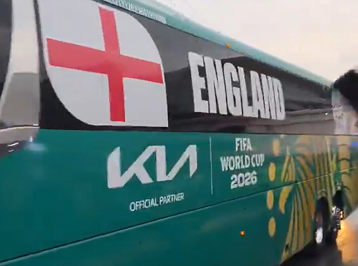 Inglaterra ya está en México