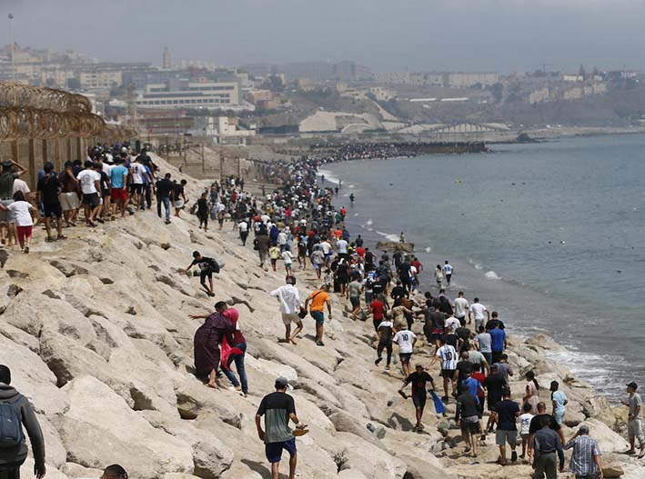 Crisis migratoria sin freno en frontera España-Marruecos