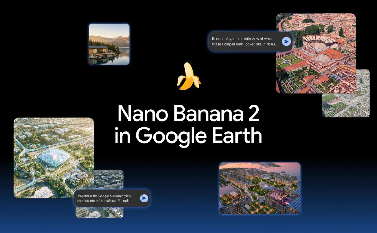 Google Earth ahora imagina el mundo: así funciona Nano Banana 2