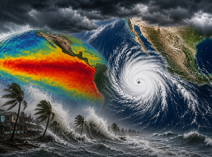 ¡El Niño pisa el acelerador! Alertan por hasta 21 ciclones en el Pacífico