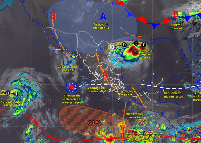 Lluvias con descargas eléctricas marcarán el clima en la Península de Yucatán