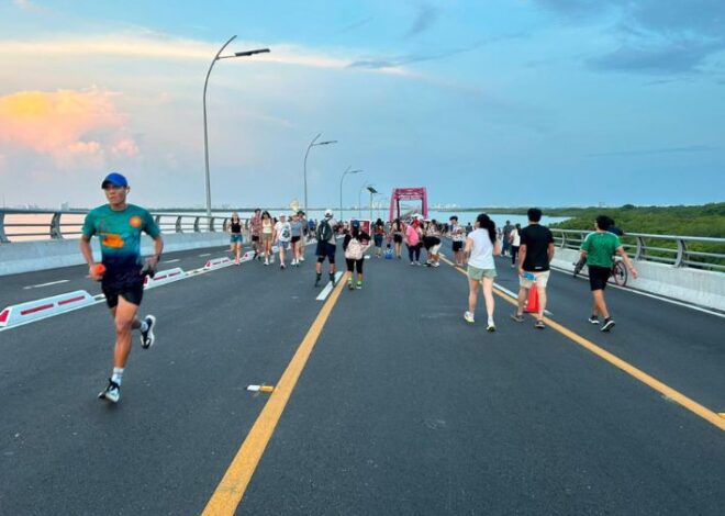 Más de 4,000 personas participan en “PuenteAndo” en el Puente Nichupté