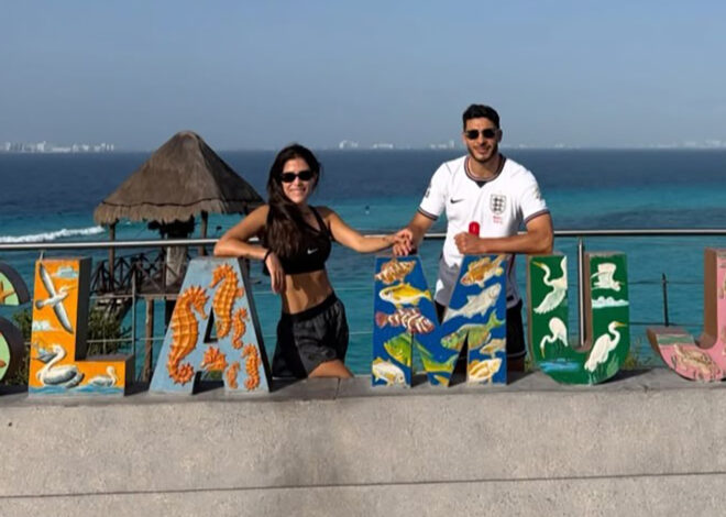 Raúl Jiménez mete golazo al descanso en Isla Mujeres