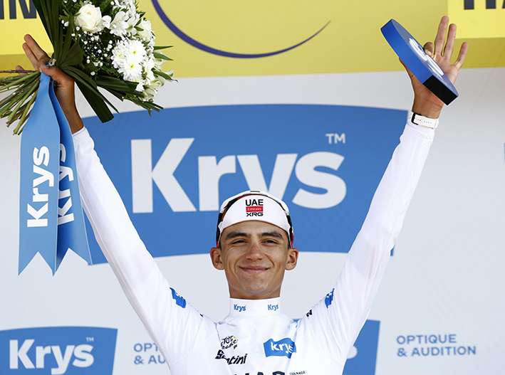 ¡Isaac del Toro está a un pedal del podio en el Tour de Francia!