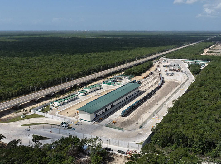 Sheinbaum presume avance clave del Tren Maya de carga desde Puerto Morelos