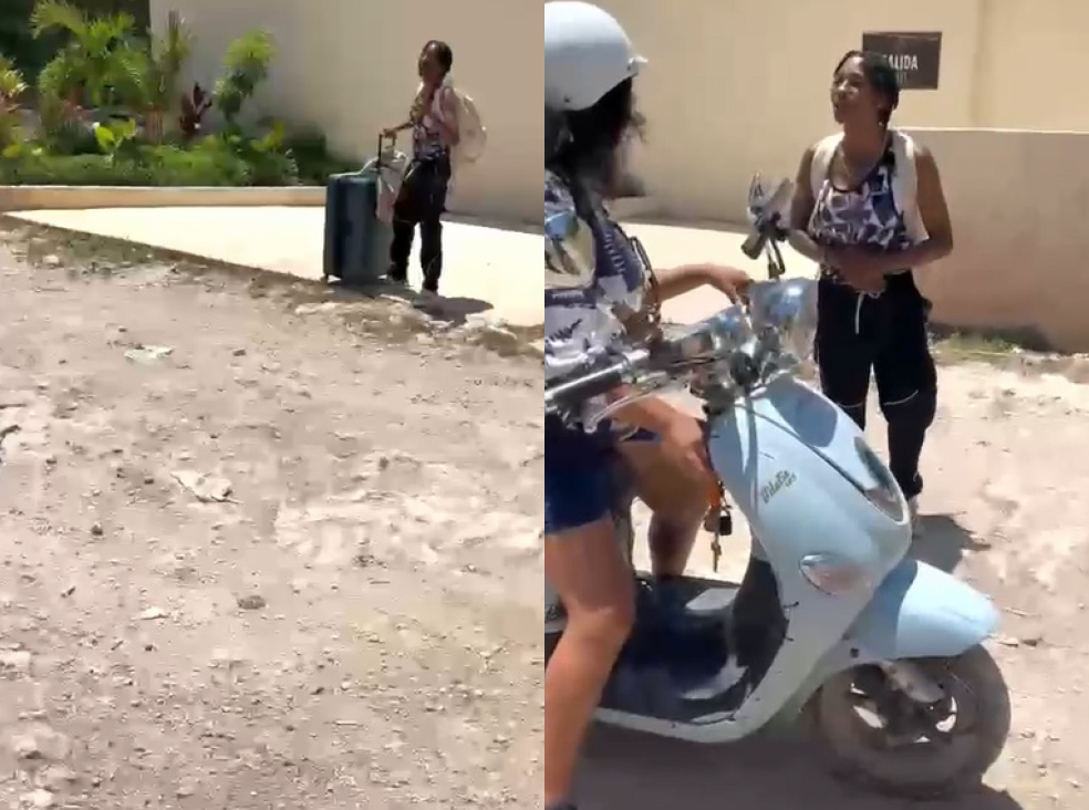 ¡Perdió el vuelo y la paciencia! Turista arma escándalo y termina detenida en Tulum