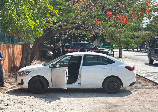 Aparece el Uber robado en Cancún; del pasajero no hay rastro
