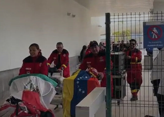 Héroes de Cancún vuelven tras misión en zona de desastre en Venezuela