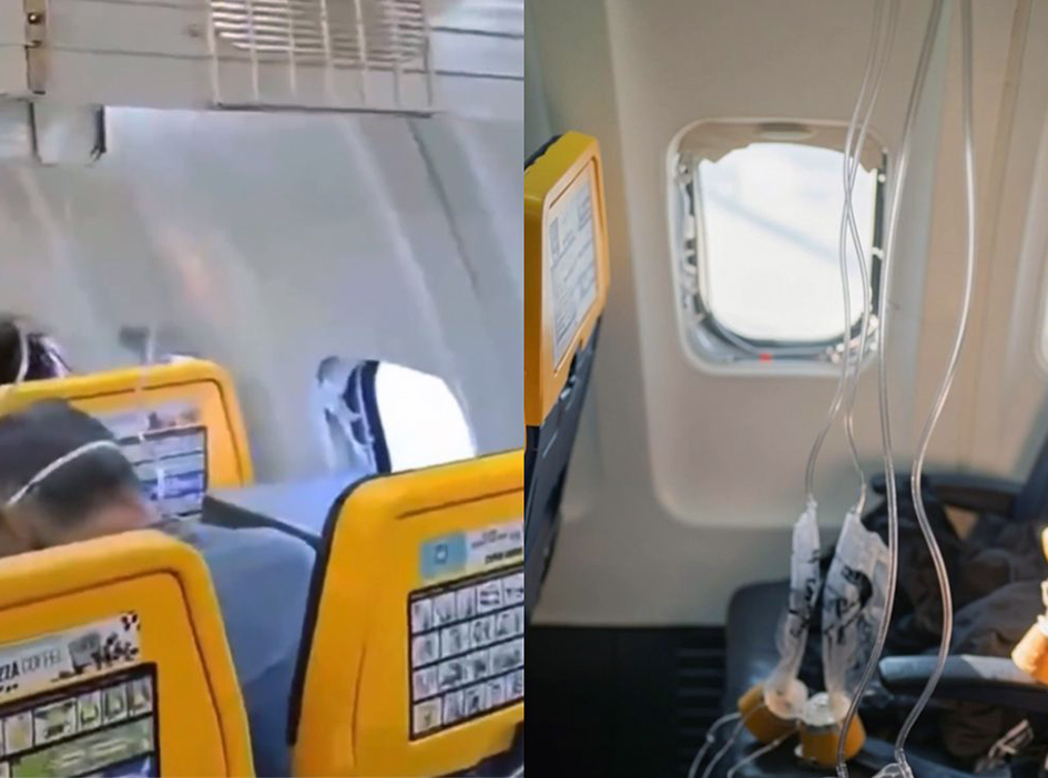 Terror en el aire: ventanilla de avión estalla y pasajero es succionado