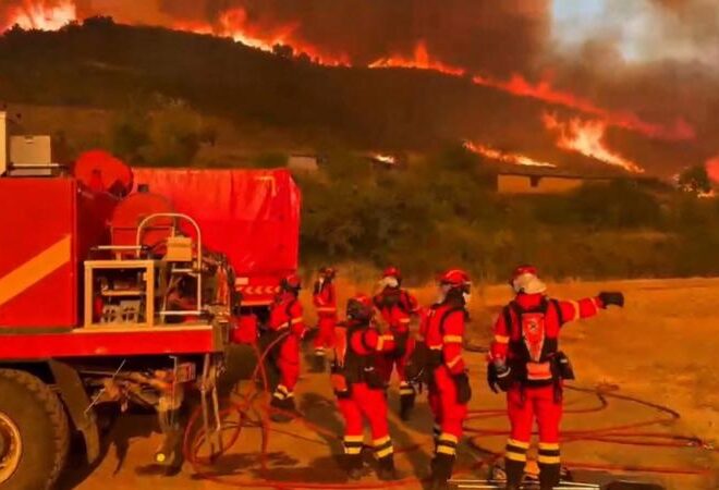 España enfrenta nuevo incendio forestal cerca de Madrid