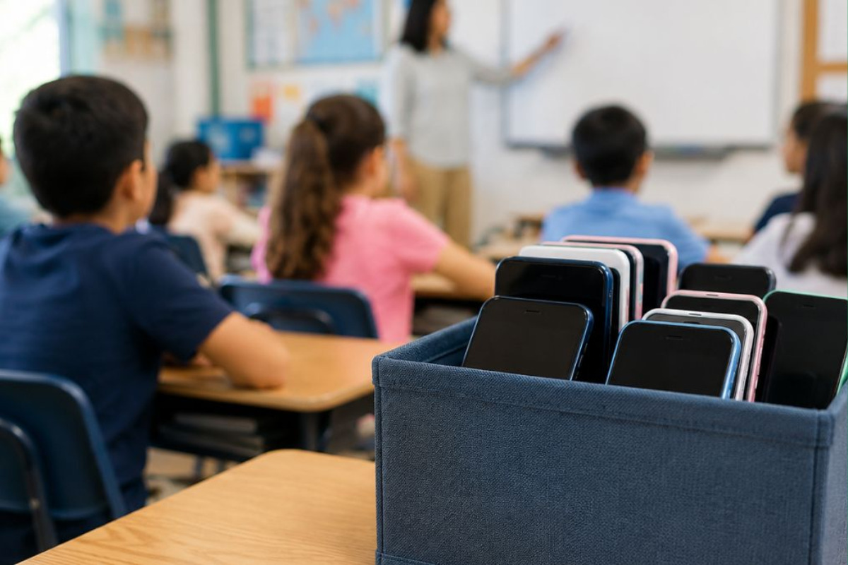 Sheinbaum quiere celulares fuera de las escuelas