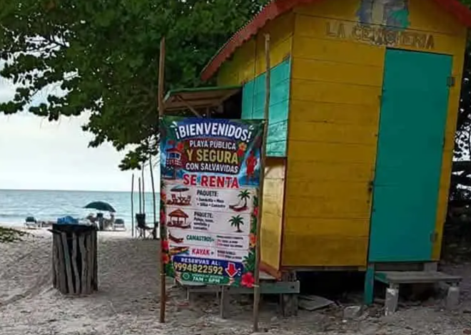 ¿Cobrar por la sombra? Denuncian palapas irregulares en playa de Chuburná