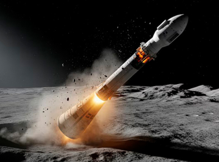 Cohete de SpaceX impactará la Luna este miércoles; científicos aprovecharán el choque para estudiar su superficie