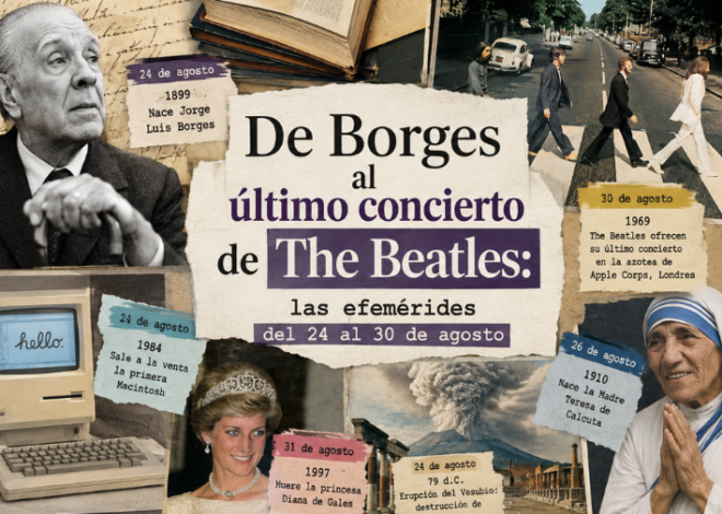 De Borges al último concierto de The Beatles: las efemérides del 24 al 30 de agosto