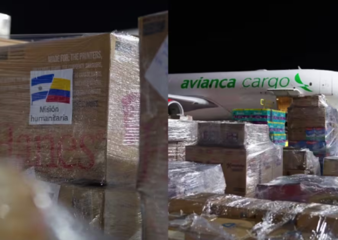 Avión con ayuda de El Salvador llega a Colombia tras devastador terremoto
