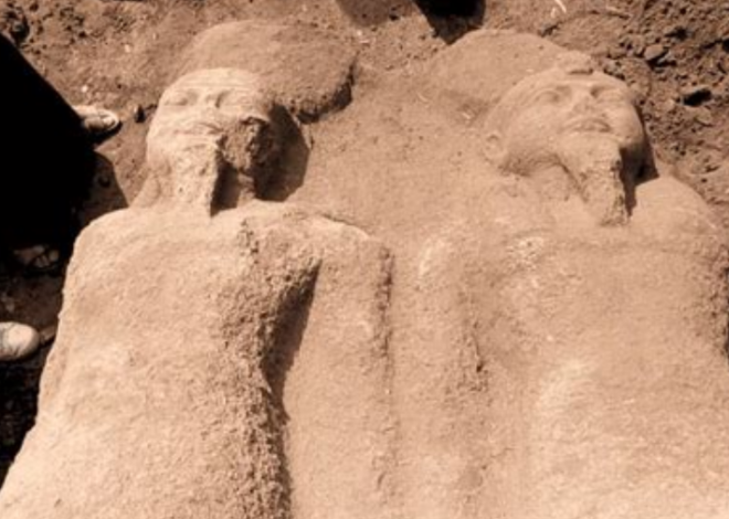 Hallan en Egipto enorme estatua que podría representar a Ramsés II