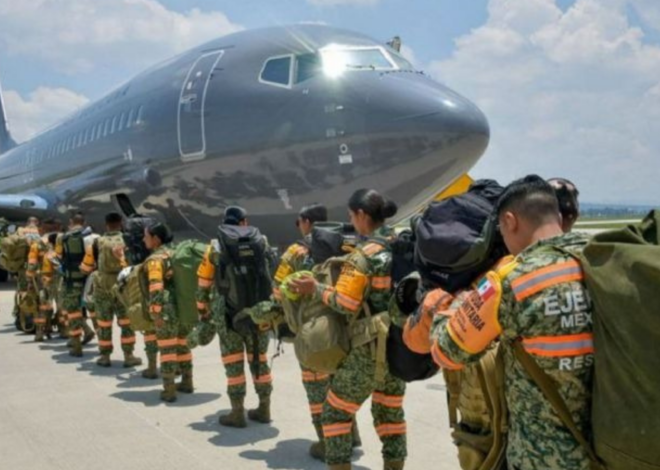 518 militares mexicanos inician entrenamiento en Estados Unidos