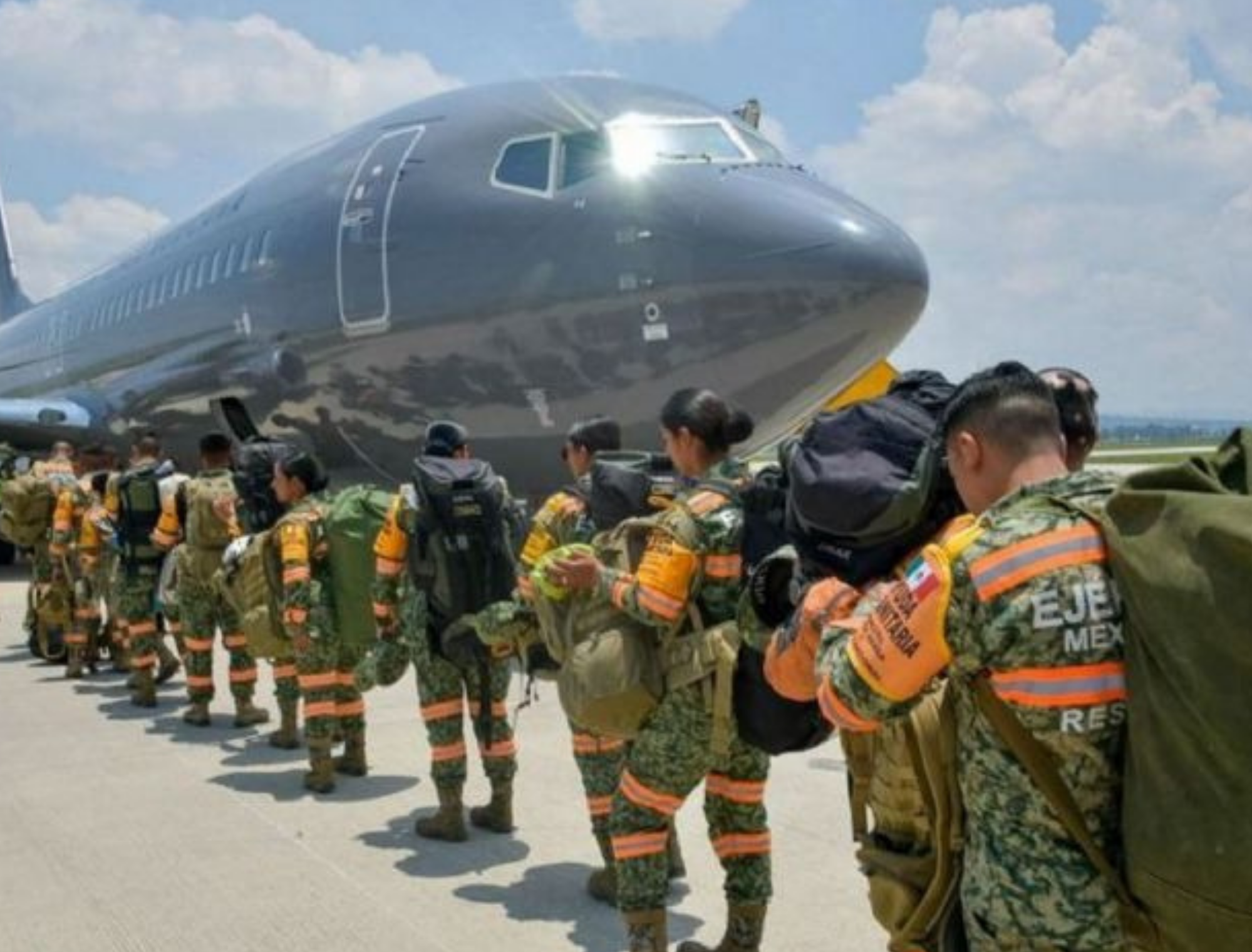 518 militares mexicanos inician entrenamiento en Estados Unidos