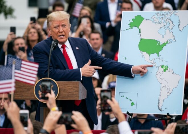 Trump vuelve a agitar la polémica con un mapa que muestra a Venezuela como el “estado 51”