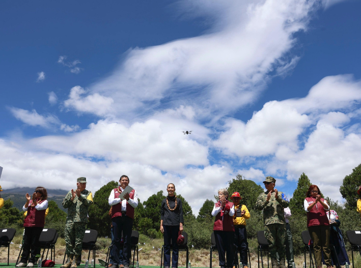 Sheinbaum encabeza reforestación histórica: 6.6 millones de árboles en un solo día