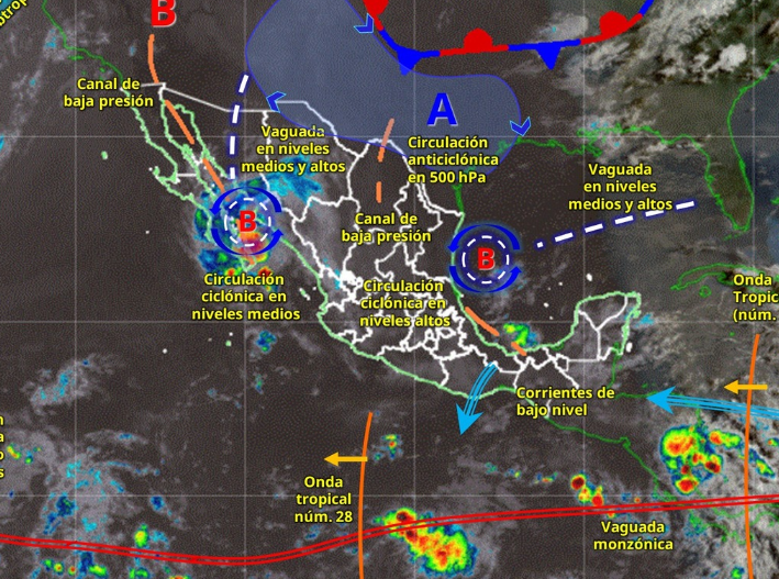 Onda tropical 29 se acerca a Quintana Roo; prevén chubascos y calor este martes