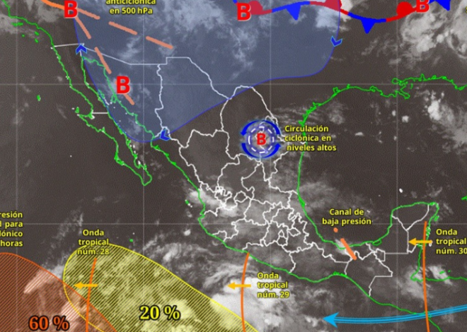 Calor domina en Quintana Roo este viernes; lluvias golpean otras regiones del país