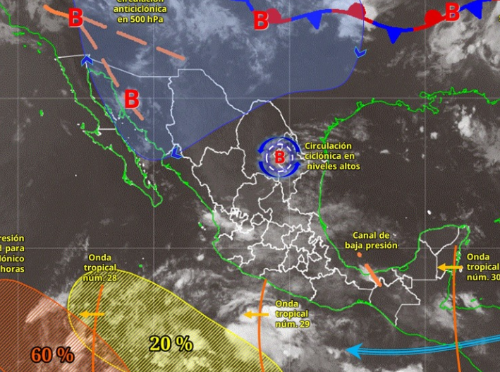 Calor domina en Quintana Roo este viernes; lluvias golpean otras regiones del país