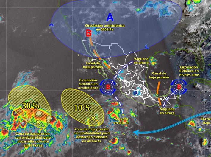 Quintana Roo tendrá calor, chubascos y tormentas este lunes