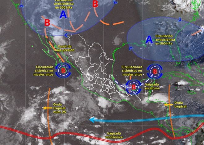 Lluvias fuertes amenazan al sur de Quintana Roo este martes