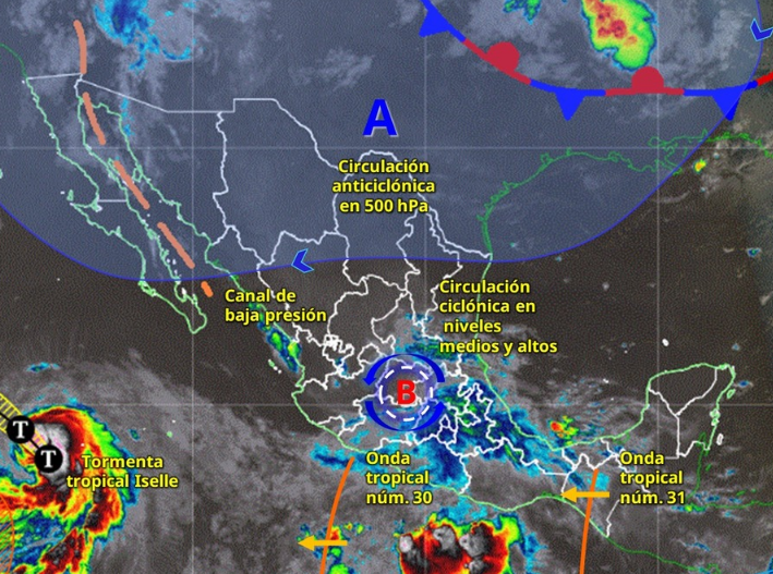 Onda tropical 31 traerá chubascos y calor a Quintana Roo este lunes