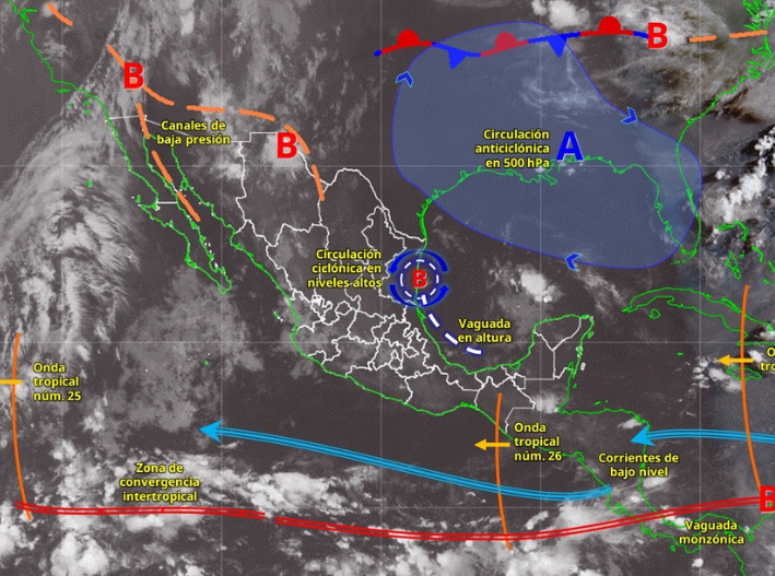 Quintana Roo tendrá jueves caluroso con chubascos y rachas de viento