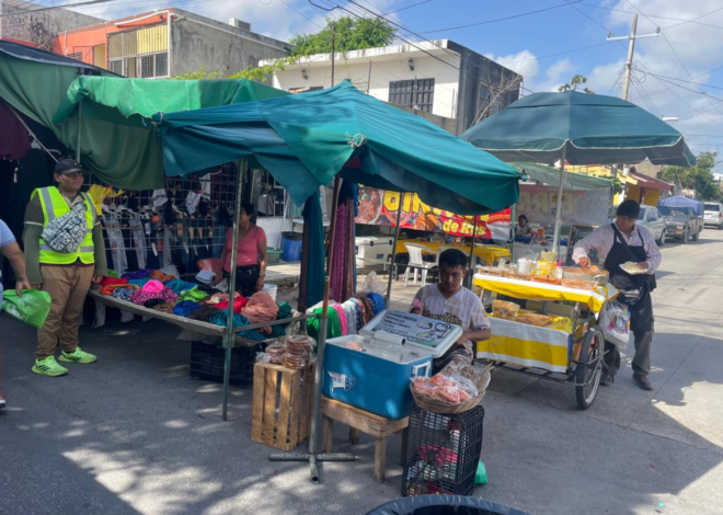 Tianguis verdes de Cancún atraen compradores por regreso a clases y precios bajos