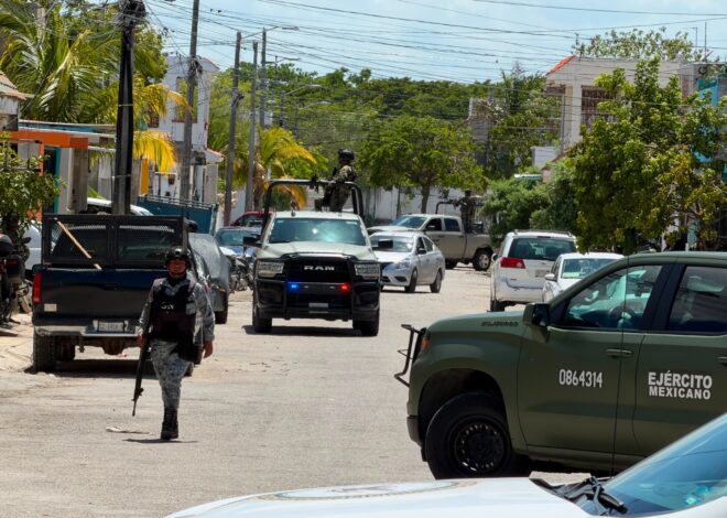 Operativo en Cancún: Catean casa en Paseos Kabah tras investigación por narcomenudeo