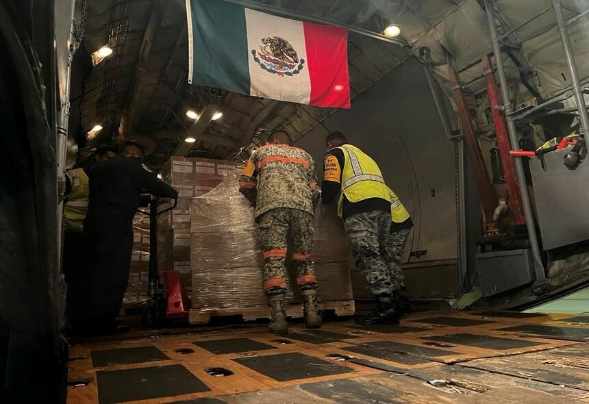 México continúa el puente aéreo de Ayuda Humanitaria hacia Colombia