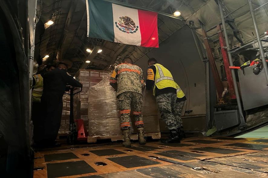 México continúa el puente aéreo de Ayuda Humanitaria hacia Colombia