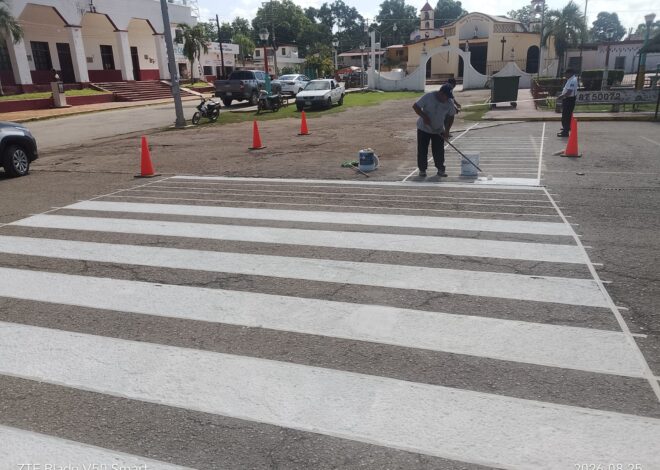 Refuerzan seguridad vial en el centro de Lázaro Cárdenas previo al inicio de clases