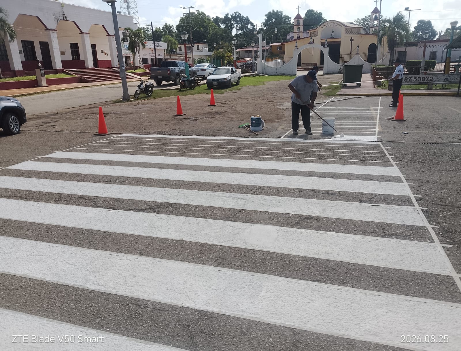 Refuerzan seguridad vial en el centro de Lázaro Cárdenas previo al inicio de clases