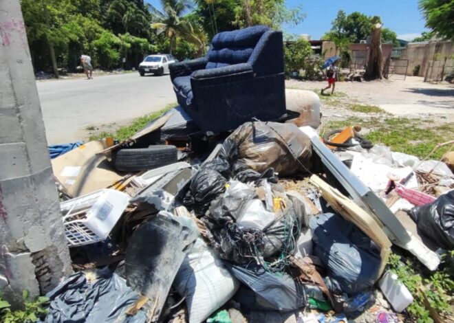 Exhiben con cámaras a vecinos que tiran basura en la SM 219 de Cancún