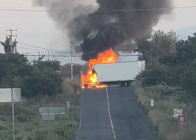 Michoacán arde: narcobloqueos sacuden carreteras durante operativo federal