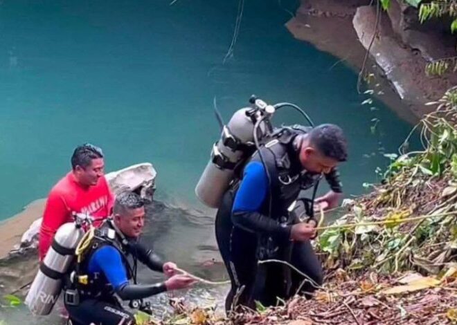 Localizan con vida a pescador tras 15 días en un cenote de Veracruz